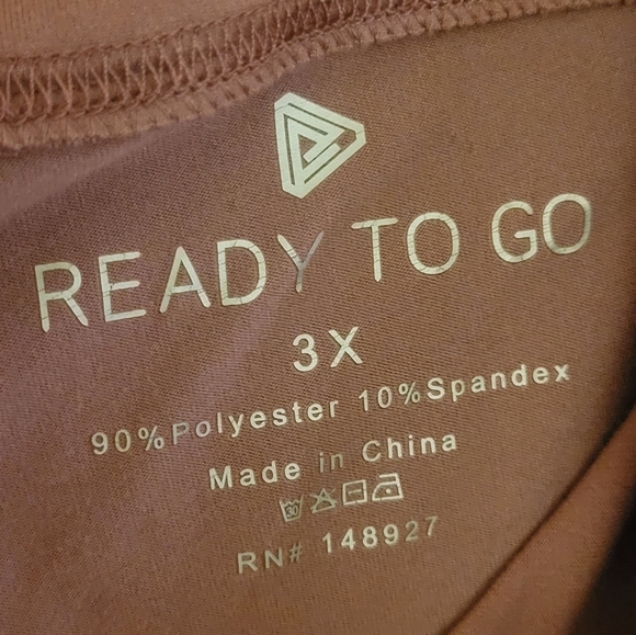 Ready To Go Yoga Cropped Pants 3X Knit Pullon - Picture 3 of 3